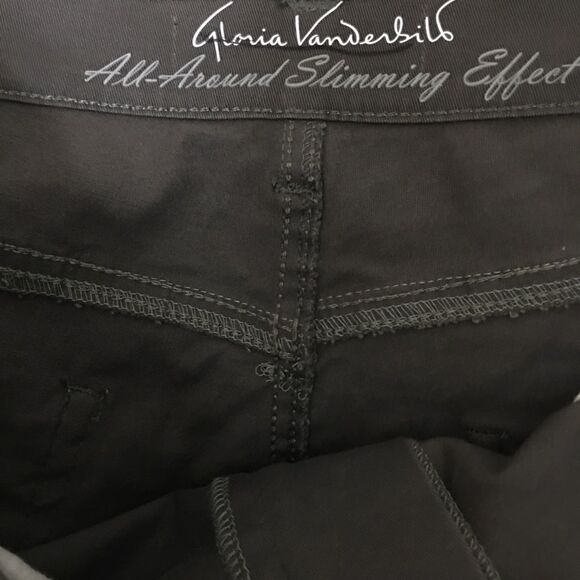 Gloria Vanderbilt Grey all around slimming pant - Picture 3 of 6